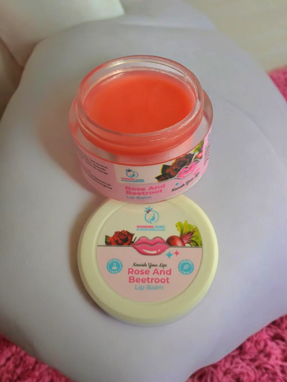 Beetroot and Rose Lip Balm - Image 4